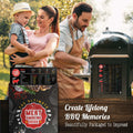 Santa's Meat Smoking Guide Pellet Grill Accessories Wood Time Temp by Deal US