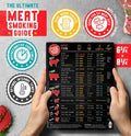 Santa's Meat Smoking Guide Pellet Grill Accessories Wood Time Temp by Deal US