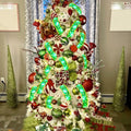 Vloso Christmas Tree Ribbon Lights 66Ft 200 LED Remote Timer Battery USB by Deal US