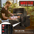 Santa's Meat Smoking Guide Pellet Grill Accessories Wood Time Temp by Deal US