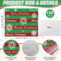 Tenceur Christmas Wax Paper Sheets Winter Printed 150 Pcs by Deal US