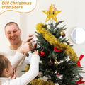 Mini Star Christmas Tree White Topper Retro Super Star Unique Design by Deal US