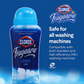Clorox Fraganzia Laundry Scent Booster Crystals Linen Scent 18oz 2 Pack by Deal US