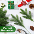 100 Pieces Artificial Pine Needles 10in Green Christmas DIY Accessories by Deal US