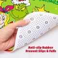 Funny Christmas Toilet Seat Cover Set 4pcs White Elephant Bathroom Decor by Deal US