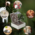 Unique 2024 Crystal Glass Wedding Ornament Mr and Mrs Gift for Couples by Deal US