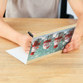 CareGifts Christmas Snowman Card 6x8 Inch 1 PCS with Envelopes Stickers by Deal US