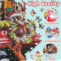 Alagoo 2025 Holiday Jigsaw Puzzle Advent Calendar Puppy & Cat 1008 pcs by Deal US