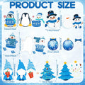 Zhanmai Winter Crafts Kit DIY Ornaments Christmas Stickers 36 Sets by Deal US