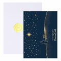 CareGifts Religious Christmas Card Gold Foil Peace on Earth 6x8 Inch 1 PC by Deal US