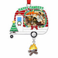 Camping Ornament Camper Photo Frame Christmas Tree Decoration 2024 by Deal US