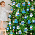 Zhanmai Winter Crafts Kit DIY Ornaments Christmas Stickers 36 Sets by Deal US