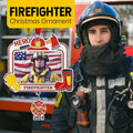 Personalized Firefighter Christmas Ornament 2024 Custom Engraved Keepsake by Deal US