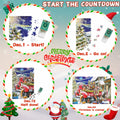 Alagoo 2025 Holiday Jigsaw Puzzle Advent Calendar Puppy & Cat 1008 pcs by Deal US