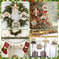 Christian Nativity Ornaments Cross Scene Set 8 Pcs Christmas Decor by Deal US