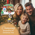 Camping Ornament Camper Photo Frame Christmas Tree Decoration 2024 by Deal US