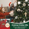 Christian Nativity Ornaments Cross Scene Set 8 Pcs Christmas Decor by Deal US