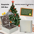 Unique 2024 Crystal Glass Wedding Ornament Mr and Mrs Gift for Couples by Deal US