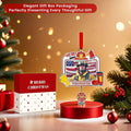 Personalized Firefighter Christmas Ornament 2024 Custom Engraved Keepsake by Deal US