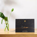 CareGifts Religious Christmas Card Gold Foil Peace on Earth 6x8 Inch 1 PC by Deal US