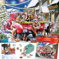 Alagoo 2025 Holiday Jigsaw Puzzle Advent Calendar Puppy & Cat 1008 pcs by Deal US