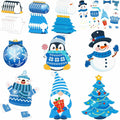 Zhanmai Winter Crafts Kit DIY Ornaments Christmas Stickers 36 Sets by Deal US