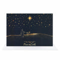 CareGifts Religious Christmas Card Gold Foil Peace on Earth 6x8 Inch 1 PC by Deal US