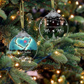 Unique 2024 Crystal Glass Wedding Ornament Mr and Mrs Gift for Couples by Deal US