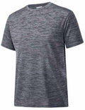 Men's Hiking Performance Fitness Workout Shirt Dark Grey Size L by Deal US