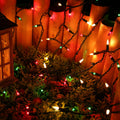 RECESKY Christmas Icicle Curtain Lights 7.7ft 100 Multi Color Indoor Outdoor by Deal US
