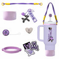 Stanley Cup Accessories Set Silicone Boot Handle Strap Straw Cover Charms by Deal US