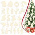 Christmas Green Monster Paper Card Ornaments Set of 24 Xmas Decorations by Deal US