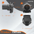 UNORME OEM Style Replacement 7-Way RV Blade Socket 7-Way Connector by Deal US