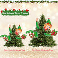 Lonfliness Elf Christmas Tree Topper 4pcs Xmas Holiday Decor Set by Deal US