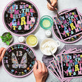 Its Me Birthday Girl Tableware Plates Napkins Party Supplies Pink 24 Count by Deal US