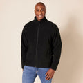 Amazon Essentials Men's Full-Zip Fleece Jacket Black Size X-Small by Deal US