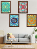 Tioncy 4 Pcs Diamond Painting Kits 11.8x15.8in Mandala Flower Wall Art by Deal US