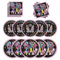 Its Me Birthday Girl Tableware Plates Napkins Party Supplies Pink 24 Count by Deal US