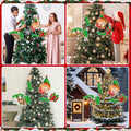Lonfliness Elf Christmas Tree Topper 4pcs Xmas Holiday Decor Set by Deal US