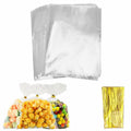 Clear Cellophane Gift Bags 5x7 Inch 200 Pcs with Twist Ties by Deal US