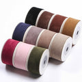 LATUROP 1in Rose Red Double Face Velvet Ribbon 10 Yards Roll for Crafts by Deal US