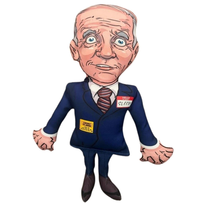 Pesky Patriot Sleepy Joe Biden Dog Toy Let’s Go Brandon 12" Durable Polyester by Deal US