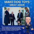 Pesky Patriot Sleepy Joe Biden Dog Toy Let’s Go Brandon 12" Durable Polyester by Deal US
