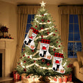 TSUYAWU Letter J Christmas Stocking Holiday Decoration 18x12 Inch by Deal US