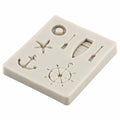 YANQINMS Silicone Rudder Anchor Sea Oar Fondant Mold for Cake Decorating by Deal US