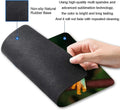 Personalized Rectangular Gaming Mouse Pad Oil Painting Frog Natural Rubber by Deal US