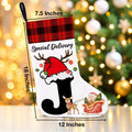 TSUYAWU Letter J Christmas Stocking Holiday Decoration 18x12 Inch by Deal US