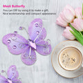Yosoo Health Gear Wire Mesh Glitter Butterflies 24Pcs Sheer Wedding Decor by Deal US