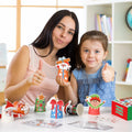 ZOIIWA Christmas Craft DIY Kit 16 Pack Paper Cups Xmas Holiday Supplies by Deal US