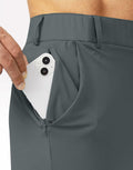 SERAMY Men's Golf Joggers Slim Fit Stretch Pants 5 Pockets Ink Gray Size XXL by Deal US